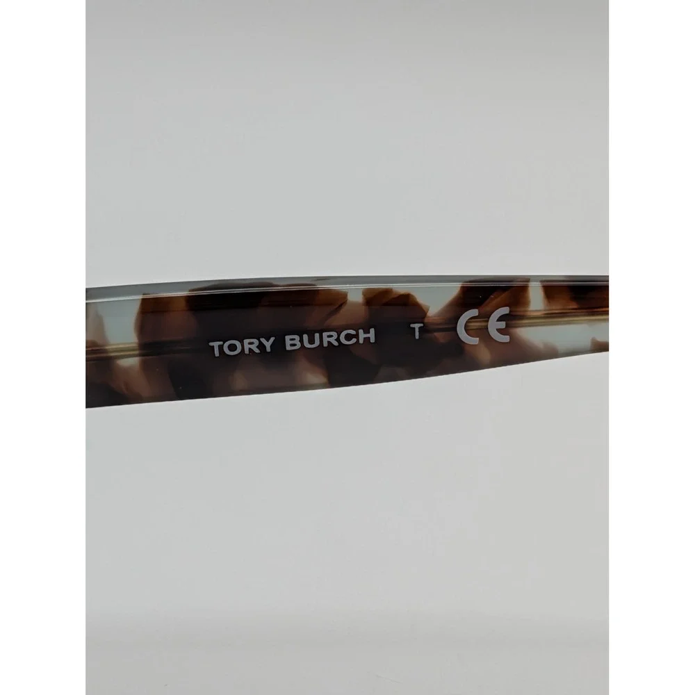 Tory Burch TY2080 Eyeglasses Frames Only Blue Tortoise Full Rim Gold Logo 53mm